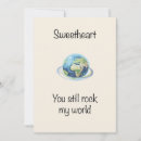 Search for you are my rock postcards Valentine