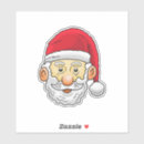 Search for cartoon santa claus stickers Illustration