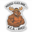 Search for funny moose stickers Cartoon