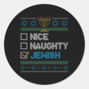 Search for funny jewish stickers Xmas