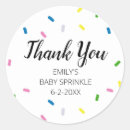 Search for sprinkle thank you stickers For kids