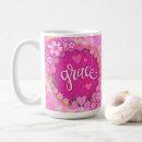Search for word art mugs Pink