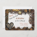 Search for steampunk save the dates Gothic