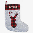 Search for plaid christmas stockings Reindeer