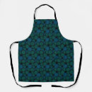 Search for black and turquoise aprons Blue