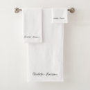Search for black and white modern bath towels Chic