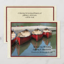Search for nautical memorial service invitations In loving memory