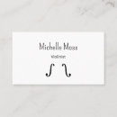 Search for music teacher business cards Black and white
