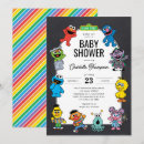 Search for sesame street characters invitations Big bird
