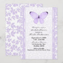 Search for purple butterfly bridal shower invitations Elegant
