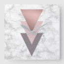 Search for pink and grey clocks Modern