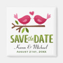 Search for love birds save the dates Couple