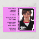 Search for cartoon graduation invitations Pink