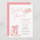 Search for western boots bridal shower invitations Coquette
