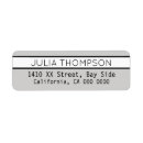 Search for clear return address labels Clean