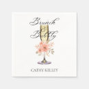 Search for brunch and bubbly napkins Cocktail bridal shower