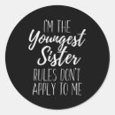 Search for the youngest stickers Sister