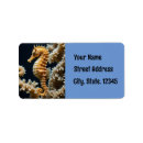Search for seahorses return address labels Unique