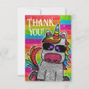 Search for unicorn thank you cards Glitter