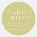 Search for rehearsal dinner stickers Simple