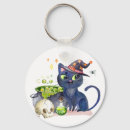 Search for cute cat key rings Spooky