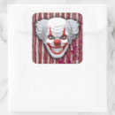 Search for evil clown stickers Face