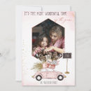 Search for vintage car christmas cards Pink