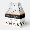 Search for halloween treat boxes favour boxes Black and white