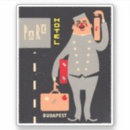 Search for budapest travel stickers Retro