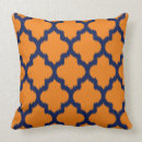 Search for orange and navy blue cushions Elegant