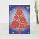 Search for mandala christmas cards Red