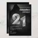 Search for classy 21st birthday invitations Chic
