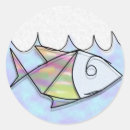 Search for cute underwater cartoon stickers Fish