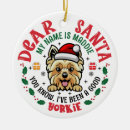 Search for yorkshires christmas tree decorations Yorkshire terrier