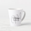 Search for m initial mugs Monogrammed