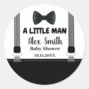 Search for bow tie baby shower stickers Moustache
