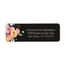 Search for moody floral return address labels Botanical