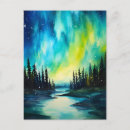 Search for northern lights postcards Aurora borealis