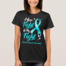 Search for her fight is my fight tshirts Cancer