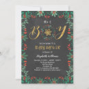 Search for christmas baby boy shower invitations It's a boy
