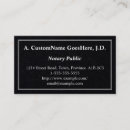 Search for notary business cards Attorney