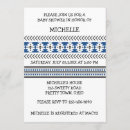 Search for aztec baby shower invitations Blue