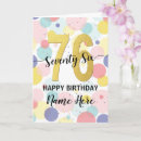 Search for 76th birthday cards For her