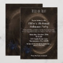 Search for scary spider invitations Web