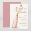 Search for champagne brunch invitations Pink and gold