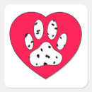 Search for paw square stickers Heart