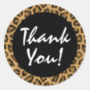 Search for leopard print thank you stickers Glam