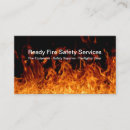 Search for fire safety business cards Inspector