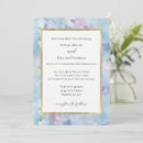 Search for blue and lavender wedding invitations Purple