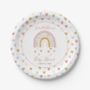 Search for baby sprinkle paper plates Pink